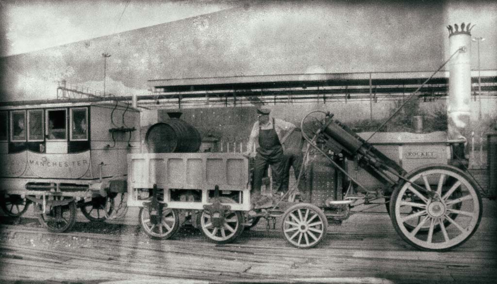 Rocket George Stephenson - steampunk.cz